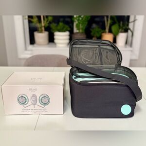 Elvie Stride Plus electric breast pump with 3-in-1 carry bag